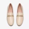 Mocassins Tamna Iris en cuir blanc pour femme Mocassins Tamna Iris en cuir blanc pour femme