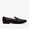 Mocassins Tamna Iris en cuir noir pour femme Mocassins Tamna Iris en cuir noir pour femme