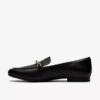 Mocassins Tamna Iris en cuir noir pour femme Mocassins Tamna Iris en cuir noir pour femme