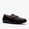 Mocassins Tamna Iris en cuir noir pour femme Mocassins Tamna Iris en cuir noir pour femme