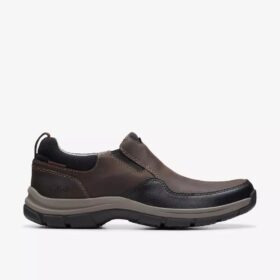 Mocassins Walpath Step en cuir marron foncé pour homme