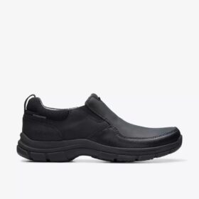 Mocassins Walpath Step en cuir noir pour homme