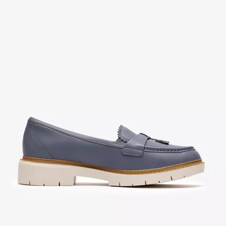 Mocassins Westlynn Bella en cuir bleu denim pour femme Mocassins Westlynn Bella en cuir bleu denim pour femme