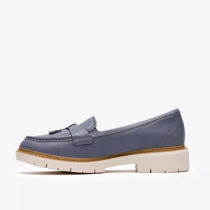 Mocassins Westlynn Bella en cuir bleu denim pour femme Mocassins Westlynn Bella en cuir bleu denim pour femme