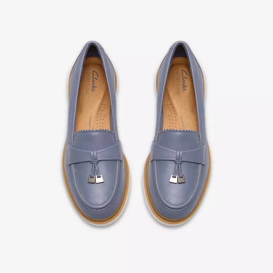 Mocassins Westlynn Bella en cuir bleu denim pour femme Mocassins Westlynn Bella en cuir bleu denim pour femme