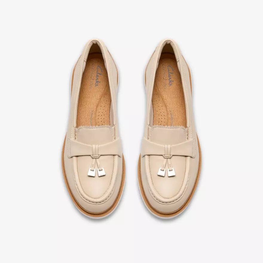 Mocassins Westlynn Bella en cuir crème pour femme Mocassins Westlynn Bella en cuir crème pour femme