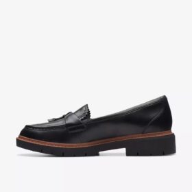 Mocassins Westlynn Bella en cuir noir pour femme
