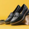 Mocassins Westlynn Bella en cuir noir pour femme Mocassins Westlynn Bella en cuir noir pour femme