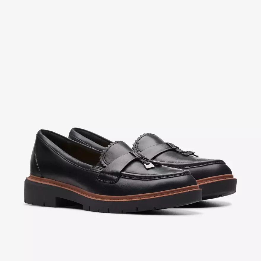Mocassins Westlynn Bella en cuir noir pour femme Mocassins Westlynn Bella en cuir noir pour femme