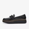 Mocassins Zylah May en cuir noir pour femme, taille US