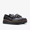 Mocassins Zylah May en cuir noir pour femme, taille US