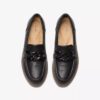 Mocassins Zylah May en cuir noir pour femme, taille US