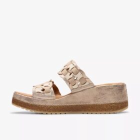 Mules Kassanda pour femme, combinaison de couleurs métalliques