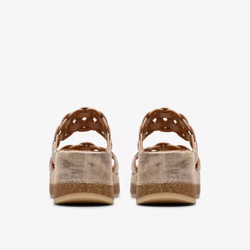 Mules Kassanda pour femme, combinaison de couleurs métalliques Mules Kassanda pour femme, combinaison de couleurs métalliques