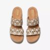 Mules Kassanda pour femme, combinaison de couleurs métalliques Mules Kassanda pour femme, combinaison de couleurs métalliques