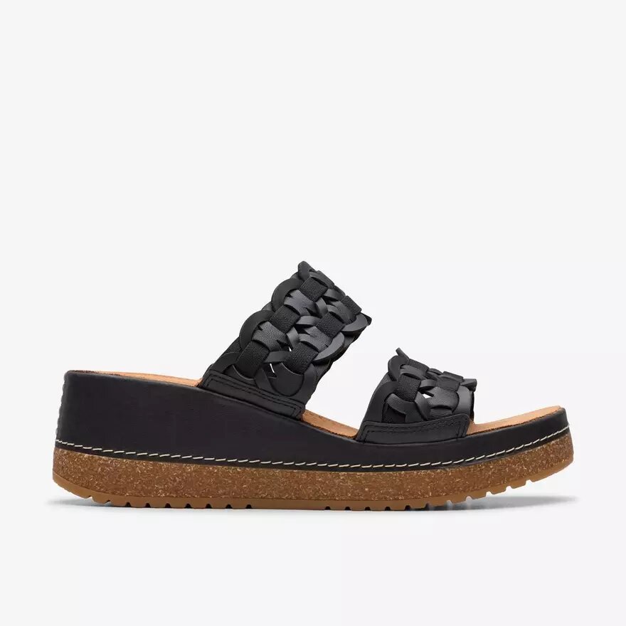 Mules Kassanda pour femme, noir, mélange de matières Mules Kassanda pour femme, noir, mélange de matières