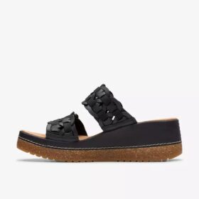 Mules Kassanda pour femme, noir, mélange de matières