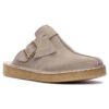 Mules Trek « Suede » couleur sable 26168576