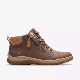 Orlene Top Wp Chelsea boots in dark sand nubuck for women