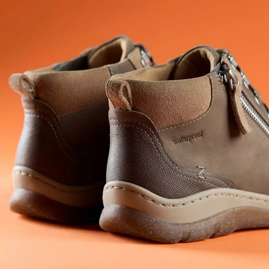 Orlene Top Wp Chelsea boots in dark sand nubuck for women Orlene Top Wp Chelsea boots in dark sand nubuck for women
