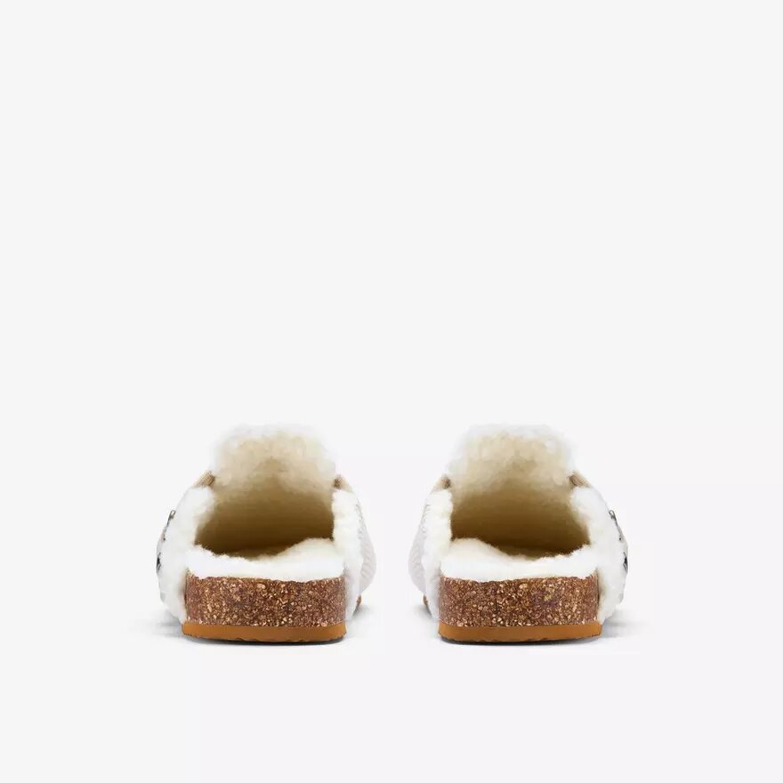 Pantoufles Cory Buckle kaki pour femme Pantoufles Cory Buckle kaki pour femme