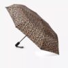 Parapluie imprimé léopard pour femme