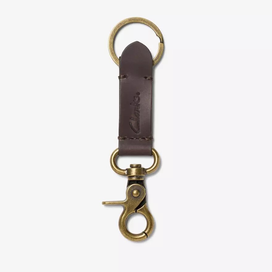 Porte-clés en cuir huilé pour homme, marron, portefeuille Porte-clés en cuir huilé pour homme, marron, portefeuille
