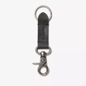 Porte-clés en cuir huilé pour homme – Portefeuilles noirs