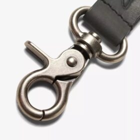 Porte-clés en cuir huilé pour homme – Portefeuilles noirs