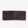 Portefeuille classique pour homme « Pebble » à pliage fin, marron, États-Unis Portefeuille classique pour homme « Pebble » à pliage fin, marron, États-Unis