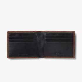 Portefeuille fin pour homme « Weathered Pebble » marron – États-Unis