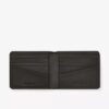Portefeuille pour homme en cuir ciré Buff, noir, taille US Portefeuille pour homme en cuir ciré Buff, noir, taille US