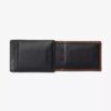 Portefeuille pour homme à pince à billets large, marron, style « Pebble » (États-Unis) Portefeuille pour homme à pince à billets large, marron, style « Pebble » (États-Unis)
