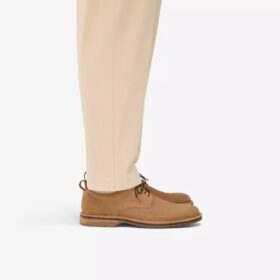 Richelieus Aldwin Lace en daim gris pour homme