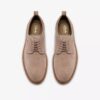 Richelieus Aldwin Lace en daim gris pour homme Richelieus Aldwin Lace en daim gris pour homme