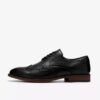 Richelieus Bowburn Tip en cuir noir pour homme Richelieus Bowburn Tip en cuir noir pour homme