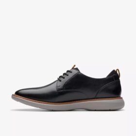 Richelieus Brantin Plain en cuir noir pour homme