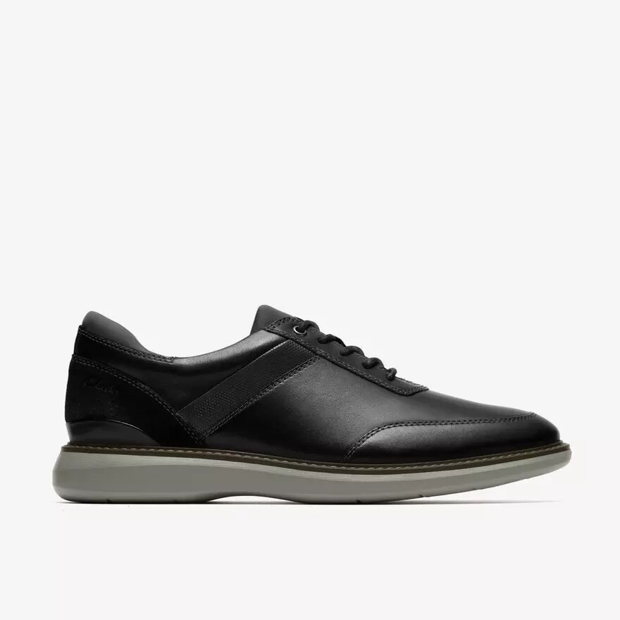 Richelieus en cuir noir pour homme, style Brantin Richelieus en cuir noir pour homme, style Brantin