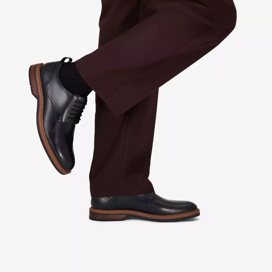 Richelieus à lacets Aldwin en cuir noir pour homme Richelieus à lacets Aldwin en cuir noir pour homme