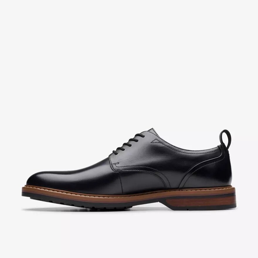 Richelieus à lacets Aldwin en cuir noir pour homme Richelieus à lacets Aldwin en cuir noir pour homme