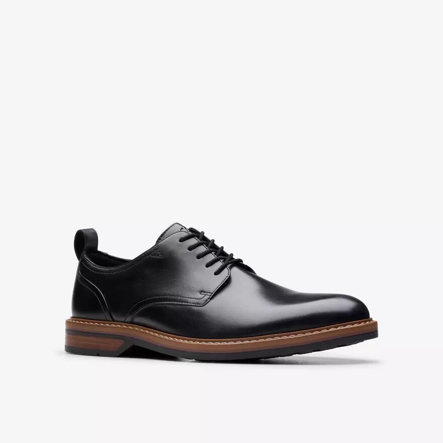 Richelieus à lacets Aldwin en cuir noir pour homme Richelieus à lacets Aldwin en cuir noir pour homme