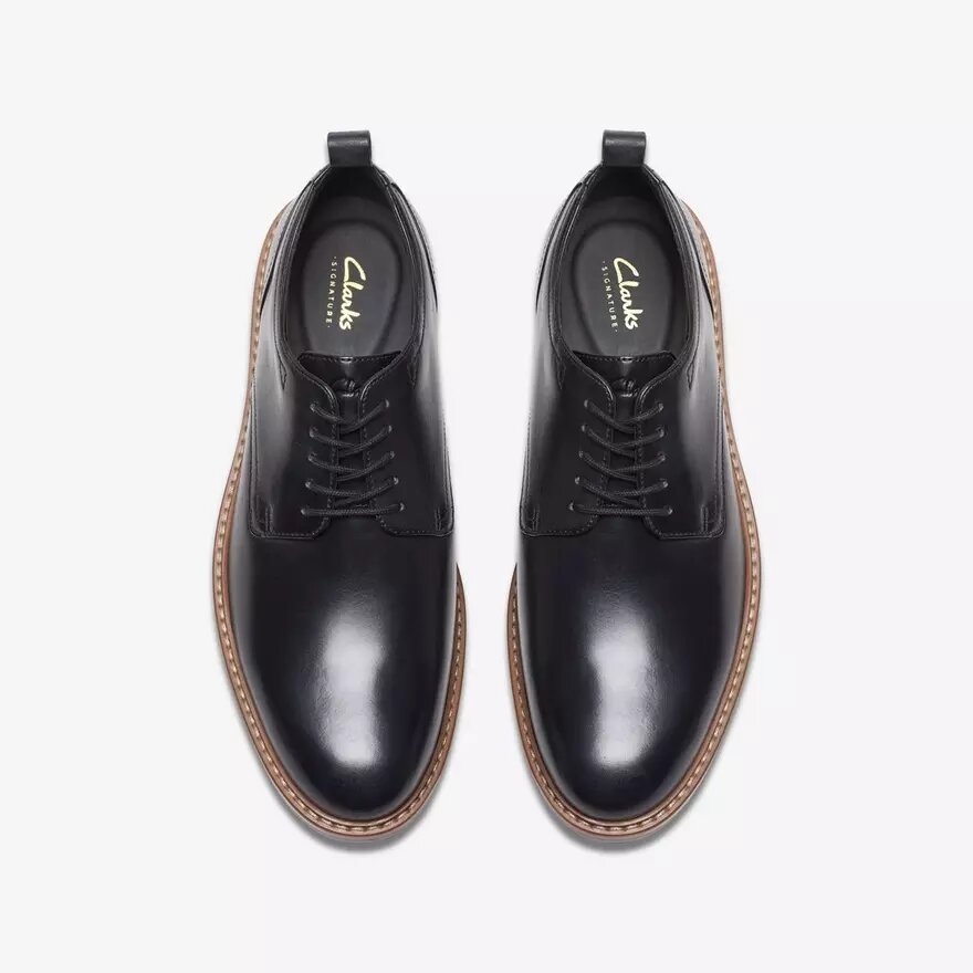 Richelieus à lacets Aldwin en cuir noir pour homme Richelieus à lacets Aldwin en cuir noir pour homme