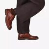 Richelieus à lacets Aldwin pour homme en cuir beige Richelieus à lacets Aldwin pour homme en cuir beige