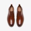 Richelieus à lacets Aldwin pour homme en cuir beige Richelieus à lacets Aldwin pour homme en cuir beige