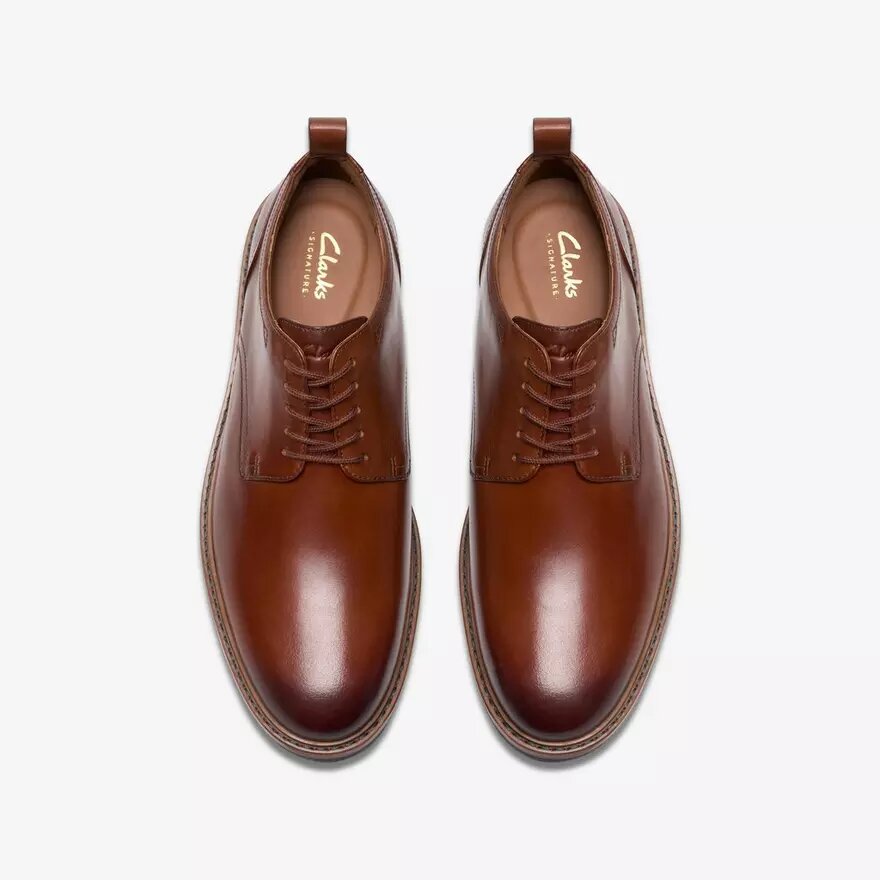 Richelieus à lacets Aldwin pour homme en cuir beige Richelieus à lacets Aldwin pour homme en cuir beige