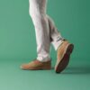 Richelieus à lacets Aldwin pour homme en daim beige Richelieus à lacets Aldwin pour homme en daim beige