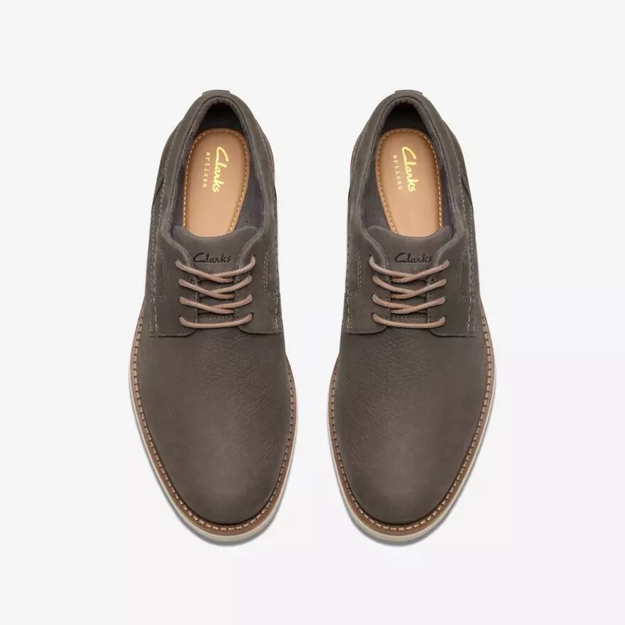 Richelieus Monahan pour homme en nubuck « Plain Stone » Richelieus Monahan pour homme en nubuck « Plain Stone »