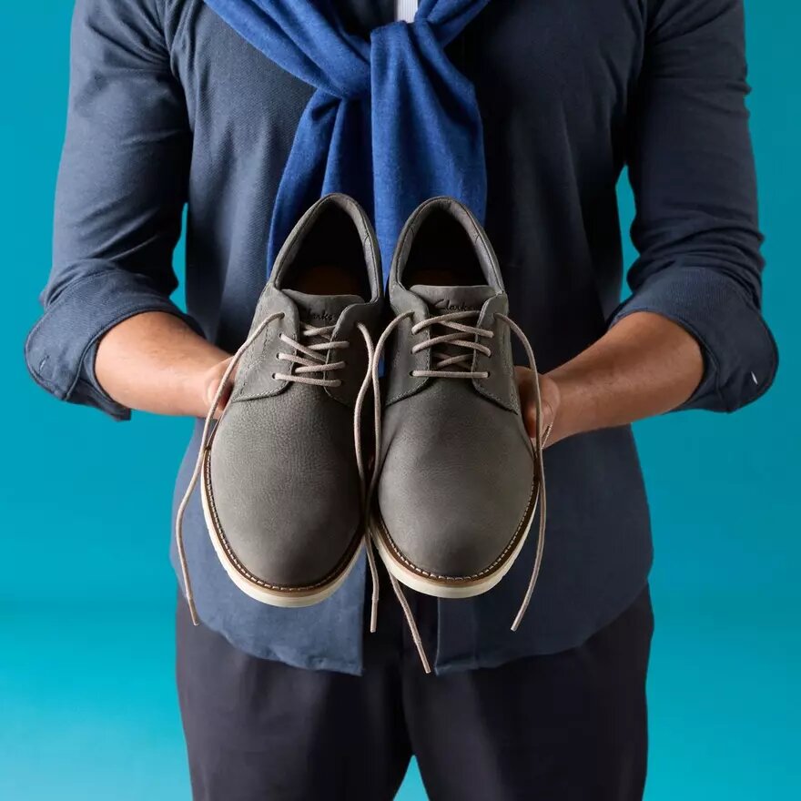 Richelieus Monahan pour homme en nubuck « Plain Stone » Richelieus Monahan pour homme en nubuck « Plain Stone »