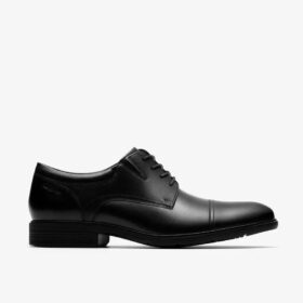 Richelieus Steadwell Cap en cuir noir pour homme Richelieus Steadwell Cap en cuir noir pour homme
