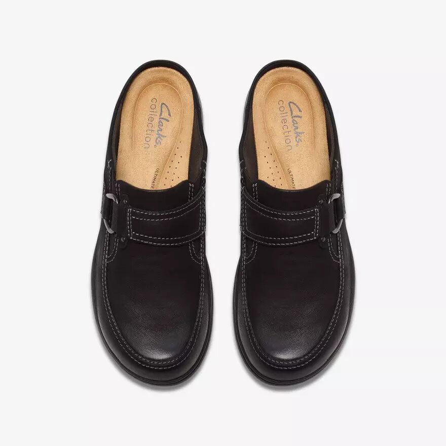 Sabots et Mules Carleigh Viola en nubuck noir pour femme Sabots et Mules Carleigh Viola en nubuck noir pour femme